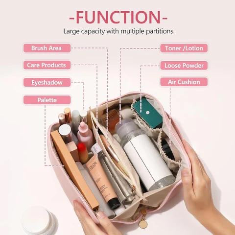 Leather MakeUp Pouche